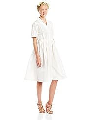  Womens Paley Demi Gown,DRYCLEAN ONLY THREE BUTTON CLOSURE ELASTIC IN WAISTLINE MADE IN NEW YORK CITY 
