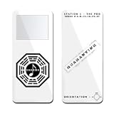 Dharma White - Apple iPod nano 1G (1st Generation) 1GB/ 2GB/ 4GB Protector Skin Decals - Faceplates