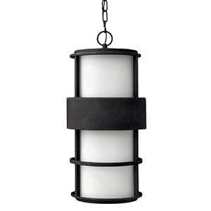 Hinkley Lighting 1902VK Exterior Chain Pendant - Saturn Vintage Black Contemporary Outdoor... by 
