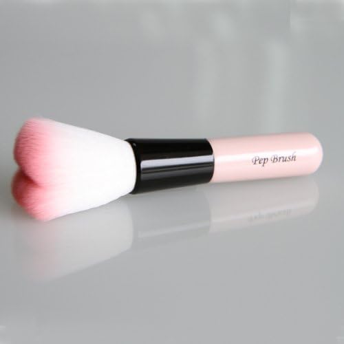 Smile 2 pieces/lot cosmetic brush pink hair heart shape make up powder brushes pinceis