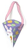 Easter Bunny Cone Shaped Candy Boxes 6 Per Pack
