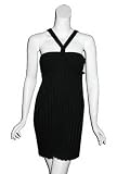 ALICE & OLIVIA Pleat Knit Tank Top in Black