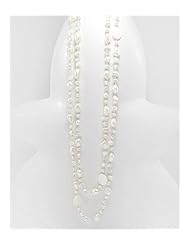 Japanese silk cord Mother of Pearl Necklace