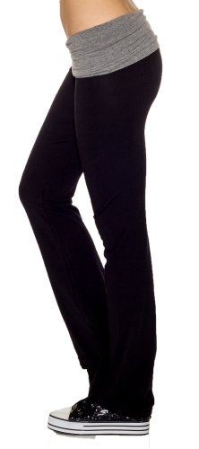CordiU Contrast Band Yoga Pants