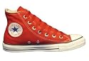 Converse Chuck Taylor All Star Hi Top Red Canvas Shoes with Extra Pair of Red Laces