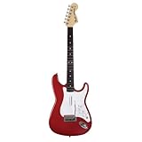 Xbox 360 Official Rock Band Wireless Fender Wooden Stratocaster Replica - Candy Apple Red Metallic Finish