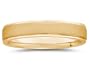 5 mm Brushed Center Comfort-Fit Men's Wedding Band in 14k Yellow Gold