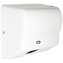 American Dryer Global GX3 ABS Cover Automatic Hand Dryer, 208-240V, 1,500W Power, 50/60Hz, White