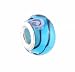 Pandora Style Charm Bead (Z42) Murano Style / Lampwork Glass (14mm x 9mm) (fits Troll too)