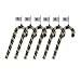 San Diego Chargers NFL Candy Cane Ornament Set of 6