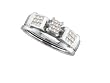 Stunning Invisible Set 1/4ctw. 2 Pc. Lady's Wedding Set Stunning Invisible Set 1/4ctw. 2 Pc. Lady's Wedding Set