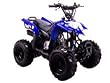 110cc Four Wheelers 7 Tires Atvs, Black