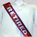 Fabric Retired Sash