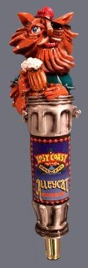 Lost Coast Brewery Alleycat Amber Ale Brewery Tap Handle