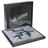 Scrabble Crossword Game - Special Silver Onyx Edition by Hasbro