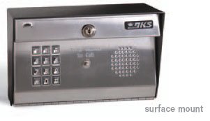 Doorking Residential Telephone Entry System Surface Mount with Stainless Face Plate Dk1812-081.