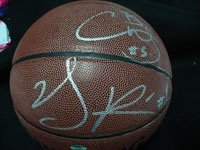Bulls, Chicago (Derrick Rose / Carlos Boozer) Autographed/Hand Signed Indoor / Outdoor Basketball By