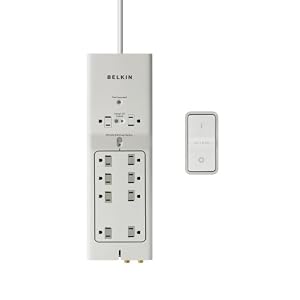 Belkin AG110030-04 Energy Saving Surge Strip for Home Theater by Belkin