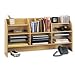 Safco Model Radius Front Desk Topper, Medium, Oak, 47 Inches Width (9415)