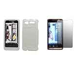 EMPIRE Clear Hard Case Cover + Screen Protector for Verizon HTC Merge 6325