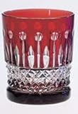 KING LOUIS RUBY DOUBLE OLD FASHIONED GLASS