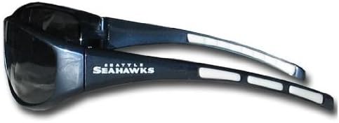 Seattle Seahawks Sunglasses Plastic Screen Printed Team Logo Rubber Team Colored Accents