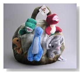 Plush stuffed animal dinosaur egg house Unipak Designs