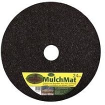Phoenix Recycled #TR24300OR 24" Tree Ring Mulch Mat