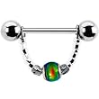 Handcrafted Mood Bead Nipple Ring