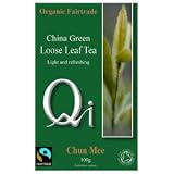 Qi Herbal Health Organic Chun Mee China Green Loose Tea 125g
