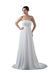 Strapless Chiffon/Satin/Silk/Spandex Backless Floor Length Evening Dress 