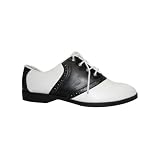 Pleaser - Saddle-08, Children Flat Saddle Shoes