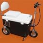 White 500 Watt Cruzin Cooler Scooter with Seat