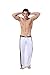 Mooncolour Men's Long Low Rise Mesh Sports Sweatpants Front Tie Rope