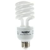 Sunlite SL20/27K/D 20 Watt Dimmable Spiral Energy Saving CFL Light Bulb Medium Base Warm White