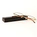 Personal Health Care : Classic Spring Hinged Reading Glass with Leather Case - Chocolate +1.50