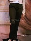 $695 New BLUMARINE Black Low Rise Stretchy Pants 44 10