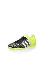 adidas Zapatillas de fútbol Ace 15.3 TF (Negro / Blanco / Amarillo)