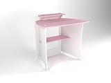 Legare 34-Inch Kids Desk, Pink and White
