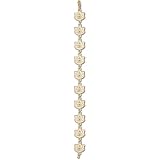 Auburn Tigers AU 3/8 7.5 Bracelet (14kt)