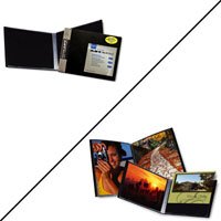 Itoya The Original Art Profolio Landscape 6x4in. Horizontal Photo 24 Sheets 48 Pictures Black - Itoya HA-6-4