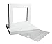 Golden State Art, Pack of 20 White Pre-cut 11x14 Picture Mat for 8.5x11 Photo with White Core Matte Sets. Includes 20 High Premier Acid Free Bevel Cut Mattes & 20 Backing Backers Board & 20 Clear Bags