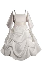 Girls Ankle Length Pageant Dress/Wedding Dress 