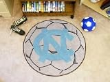 29 Round North Carolina Tar Heels Soccer Mat