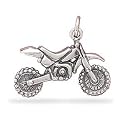 Dirt Bike Motorcycle Sterling silver Charm