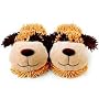 Fuzzy Feet Dog Novelty Fun Slippers