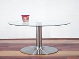 RTA Glass and Aluminum Coffee Table / End Table CT-030