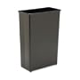 Safco Fire-Safe Wastebasket, Rectangular, Steel, 22 Gallons, Black (9618BL)