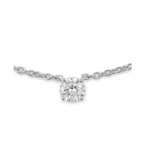 Pendentif Brillant Absolu Diamant Or Blanc