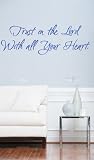 Trust in the Lord Wall Words Decal Sticker Quote By LKS Trading Post